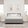 Cama con Base de Muelles con Colchón Taupe 140x200 cm Tela | Foro24.es | Tu tienda online para hogar, jardín y más Foro24.es