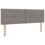 Cama con Base de Muelles con Colchón Taupe 140x200 cm Tela | Foro24.es | Tu tienda online para hogar, jardín y más Foro24.es