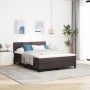 Cama con Somier con Colchón Marrón Oscuro 160x200 cm Tela by , Beds and slatted bases - Ref: Foro24-3338702, Price: 500,77 €,...