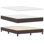 Cama con Somier con Colchón Marrón Oscuro 160x200 cm Tela by , Beds and slatted bases - Ref: Foro24-3338702, Price: 500,77 €,...
