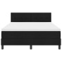 Cama con Base de Resorte con Colchón Negra 160x200 cm Tela de , Camas y somieres - Ref: Foro24-3338701, Precio: 490,85 €, Des...