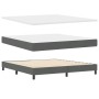 Cama Box Spring con Colchón Gris Oscuro 180x200 cm Tela by , Beds and slatted bases - Ref: Foro24-3338707, Price: 594,61 €, D...