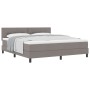 Cama Box Spring con Colchón Taupe 180x200 cm Tela von , Betten und Lattenroste - Ref: Foro24-3338710, Preis: 526,74 €, Rabatt: %