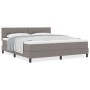 Cama Box Spring con Colchón Taupe 180x200 cm Tela von , Betten und Lattenroste - Ref: Foro24-3338710, Preis: 526,74 €, Rabatt: %