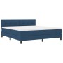 Cama con muelles tapizada azul 180x200 cm | Foro24.es | Tu tienda online para hogar, jardín y más Foro24.es