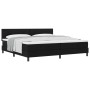 Cama con colchón Box Spring Negra 200x200 cm Tela | Foro24.es | Tu tienda online para hogar, jardín y más Foro24.es