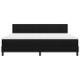 Cama con colchón Box Spring Negra 200x200 cm Tela | Foro24.es | Tu tienda online para hogar, jardín y más Foro24.es