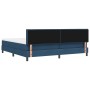 Cama con somier con colchón azul 200x200 cm de tela | Foro24.es | Tu tienda online para hogar, jardín y más Foro24.es
