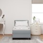 Cama Box Spring con colchón Gris Claro 80x200 cm Tela | Foro24.es | Tu tienda online para hogar, jardín y más Foro24.es