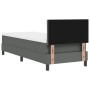 Cama Box Spring con Colchón Gris Oscuro 80x200 cm Tela | Foro24.es | Tu tienda online para hogar, jardín y más Foro24.es