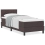 Cama Con Somier Marrón Oscuro 80x200 cm Tela by , Beds and slatted bases - Ref: Foro24-3338723, Price: 307,57 €, Discount: %