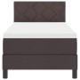 Cama Con Somier Marrón Oscuro 80x200 cm Tela by , Beds and slatted bases - Ref: Foro24-3338723, Price: 307,57 €, Discount: %