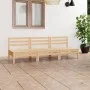 Juego de muebles de jardín 3 piezas madera maciza de pino de vidaXL, Conjuntos de jardín - Ref: Foro24-3082442, Precio: 142,2...