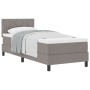 Cama Box Spring con Colchón Taupe 80x200 cm Tela | Foro24.es | Tu tienda online para hogar, jardín y más Foro24.es