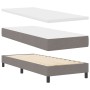 Cama Box Spring con Colchón Taupe 80x200 cm Tela | Foro24.es | Tu tienda online para hogar, jardín y más Foro24.es