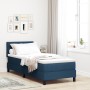 Cama Box Spring con colchón Azul 80x200 cm Tela by , Beds and slatted bases - Ref: Foro24-3338726, Price: 295,47 €, Discount: %