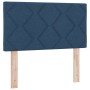 Cama Box Spring con colchón Azul 80x200 cm Tela by , Beds and slatted bases - Ref: Foro24-3338726, Price: 295,47 €, Discount: %