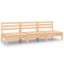 Gartenmöbel-Set 3-teilig aus massivem Kiefernholz von vidaXL, Gartensets - Ref: Foro24-3082442, Preis: 144,60 €, Rabatt: %