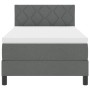 Cama con Box Spring y Colchón Gris Oscuro 90x190 cm Tela von , Betten und Lattenroste - Ref: Foro24-3338728, Preis: 305,43 €,...
