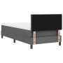 Cama con Box Spring y Colchón Gris Oscuro 90x190 cm Tela von , Betten und Lattenroste - Ref: Foro24-3338728, Preis: 305,43 €,...