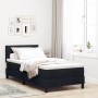 Cama con Somier con Colchón Negra 90x190 cm Tela by , Beds and slatted bases - Ref: Foro24-3338729, Price: 305,72 €, Discount: %