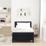 Cama con Somier con Colchón Negra 90x190 cm Tela by , Beds and slatted bases - Ref: Foro24-3338729, Price: 305,72 €, Discount: %