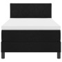 Cama con Somier con Colchón Negra 90x190 cm Tela by , Beds and slatted bases - Ref: Foro24-3338729, Price: 305,72 €, Discount: %