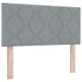 Cama con Base de Muelles con Colchón Gris Claro 90x200 cm Tela | Foro24.es | Tu tienda online para hogar, jardín y más Foro24.es