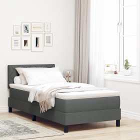 Comprar Cama con Somier y Colchón Gris Oscuro