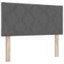 Cama con Somier y Colchón Gris Oscuro 90x200 cm Tela | Foro24.es | Tu tienda online para hogar, jardín y más Foro24.es