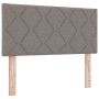Cama con Base y Colchón Taupe 90x200 cm Tela by , Beds and slatted bases - Ref: Foro24-3338738, Price: 318,90 €, Discount: %