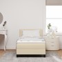 Cama con Base de Resortes con Colchón Crema 90x200 cm Tela | Foro24.es | Tu tienda online para hogar, jardín y más Foro24.es