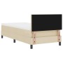 Cama con Base de Resortes con Colchón Crema 90x200 cm Tela | Foro24.es | Tu tienda online para hogar, jardín y más Foro24.es
