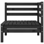 Gartenmöbel-Set 8-teilig aus massivem schwarzem Kiefernholz von vidaXL, Gartensets - Ref: Foro24-3082431, Preis: 462,64 €, Ra...
