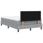 Cama con Somier y Colchón Gris Claro 120x190 cm Tela by , Beds and slatted bases - Ref: Foro24-3338748, Price: 377,57 €, Disc...