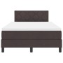 Cama Box Spring con Colchón Marrón Oscuro 120x190 cm Tela by , Beds and slatted bases - Ref: Foro24-3338751, Price: 382,71 €,...