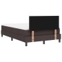 Cama Box Spring con Colchón Marrón Oscuro 120x190 cm Tela by , Beds and slatted bases - Ref: Foro24-3338751, Price: 382,71 €,...