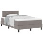 Cama Box Spring con Colchón Taupe 120x200 cm Tela by , Beds and slatted bases - Ref: Foro24-3338759, Price: 351,69 €, Discoun...