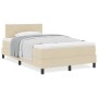 Cama con Base de Muelles con Colchón Crema 120x200 cm Tela | Foro24.es | Tu tienda online para hogar, jardín y más Foro24.es