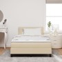 Cama con Base de Muelles con Colchón Crema 120x200 cm Tela | Foro24.es | Tu tienda online para hogar, jardín y más Foro24.es