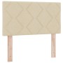 Cama con Base de Muelles con Colchón Crema 120x200 cm Tela | Foro24.es | Tu tienda online para hogar, jardín y más Foro24.es