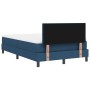 Cama con somier de y colchón azul 120x200 cm tela by , Beds and slatted bases - Ref: Foro24-3338761, Price: 397,82 €, Discoun...