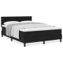 Cama Box Spring con colchón negra 140x190 cm de tela | Foro24.es | Tu tienda online para hogar, jardín y más Foro24.es