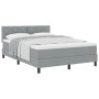 Cama con somier y colchón Gris Claro 140x200 cm Tela | Foro24.es | Tu tienda online para hogar, jardín y más Foro24.es