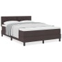 Cama con Base con Colchón Marrón Oscuro 160x200 cm Tela by , Beds and slatted bases - Ref: Foro24-3338779, Price: 505,72 €, D...