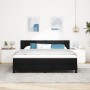 Cama con base y colchón Negros 180x200 cm de tela | Foro24.es | Tu tienda online para hogar, jardín y más Foro24.es