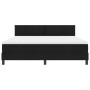 Cama con base y colchón Negros 180x200 cm de tela de , Camas y somieres - Ref: Foro24-3338785, Precio: 556,68 €
