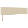 Cama con Box Spring y Colchón Crema 180x200 cm Tela | Foro24.es | Tu tienda online para hogar, jardín y más Foro24.es