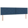 Cama con Base Spring Azul 180x200 cm Tela by , Beds and slatted bases - Ref: Foro24-3338789, Price: 542,70 €, Discount: %