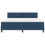 Cama con Base Spring Azul 180x200 cm Tela by , Beds and slatted bases - Ref: Foro24-3338789, Price: 542,70 €, Discount: %